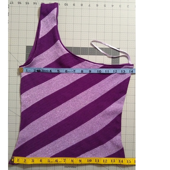 Buffalo David Bitton One Shoulder Striped Top - Picture 7 of 9